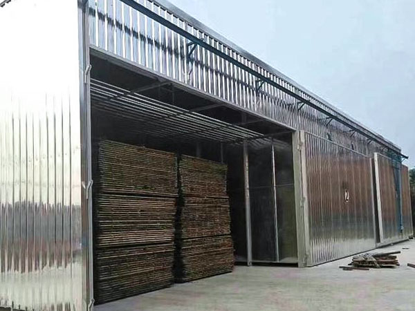 Large aluminum wood drying room