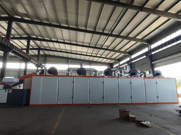 Mesh belt industrial product dryer